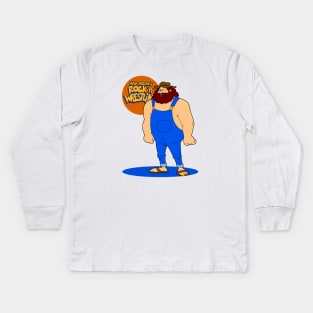 HHRnW Hillbilly Jim Kids Long Sleeve T-Shirt